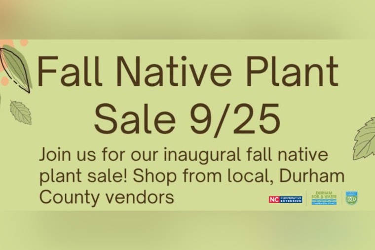 Durham County to Cultivate Community Spirit with Inaugural Fall Native Plant Sale on September 25