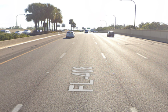 Early Morning Crash on SR 408 Near Bumby Avenue in Orlando Disrupts Traffic, Injures One