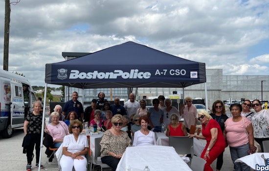 East Boston Seniors and Police Unite for End of Summer BBQ at District A-7 Station