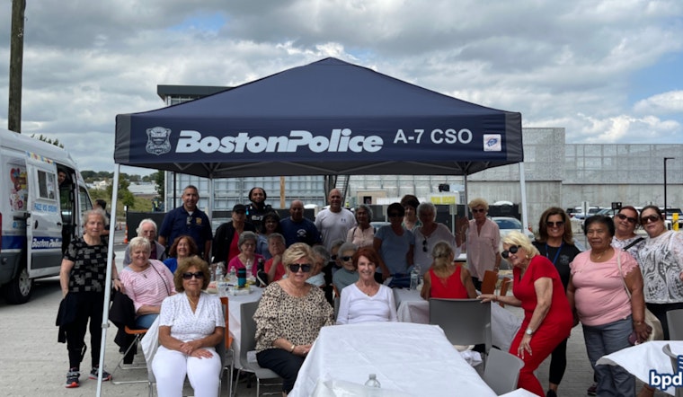 East Boston Seniors and Police Unite for End of Summer BBQ at District A-7 Station