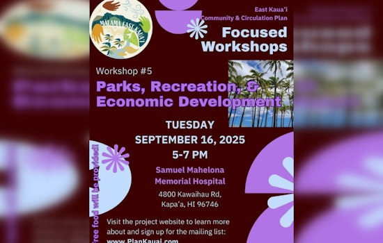 East Kaua‘i Residents Invited to Shape Future Through Community Plan Workshop