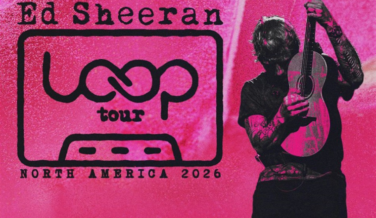 Ed Sheeran Set to Electrify Fans at AT&T Stadium in Arlington with "LOOP Tour" on October 24, 2026