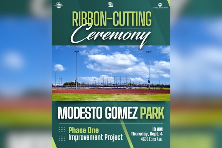 El Paso Celebrates Upgraded Recreation at Modesto Gomez Park with Ribbon Cutting Ceremony