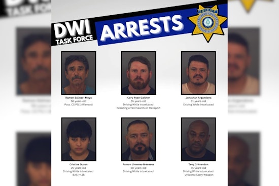 El Paso County Sheriff's Office Reports 35 Arrests in Labor Day DWI Crackdown