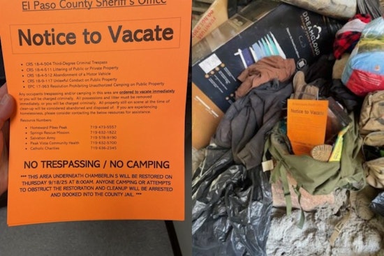 El Paso Sheriff's Office Clears Illegal Encampment Near Chamberlin S Bridge Amid Safety Concerns