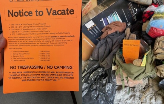 El Paso Sheriff's Office Clears Illegal Encampment Near Chamberlin S Bridge Amid Safety Concerns