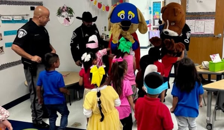 El Paso Sheriff's Association Engages With Youth at Red Sands Elementary to Build Trust