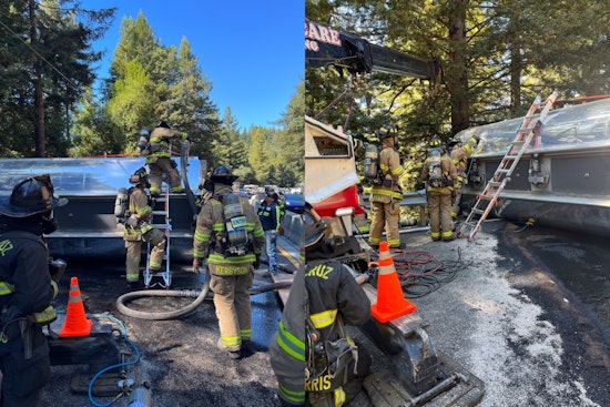 Emergency Crews Successfully Contain Fuel Spill from Overturned Tanker on Highway 17 in Scotts Valley