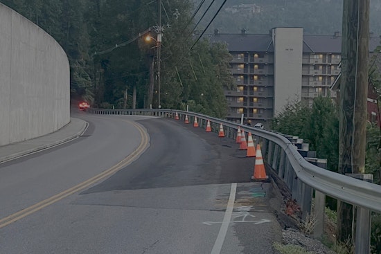 Emergency Slope Repairs Prompt Two-Week Road Closure on Cherokee Orchard Road in Gatlinburg
