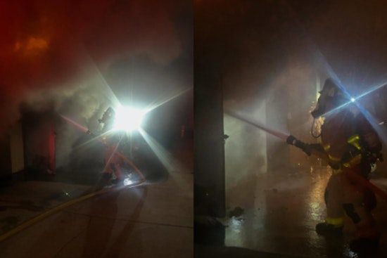 Escondido Firefighters Swiftly Contain Storage Unit Blaze, Avert Potential Disaster on Avenida Del Diablo