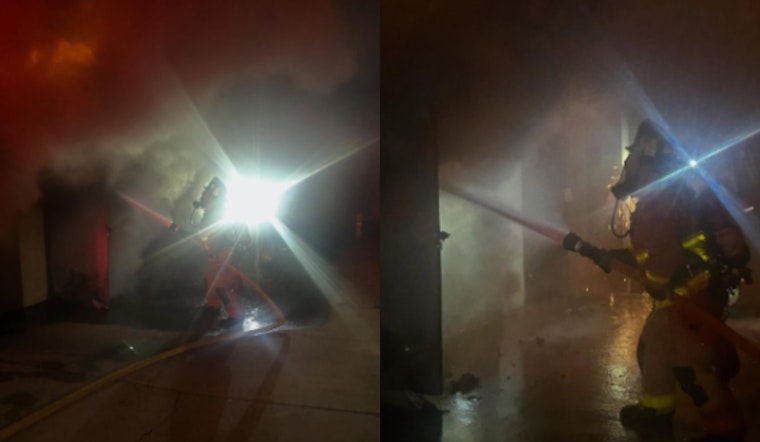 Escondido Firefighters Swiftly Contain Storage Unit Blaze, Avert Potential Disaster on Avenida Del Diablo