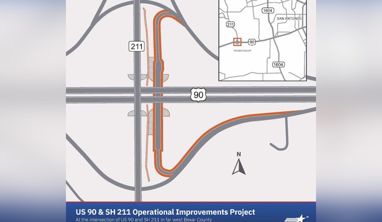 Far West Bexar County Hails Early Opening of U.S. 90 Turnaround Bridge to Ease Traffic Congestion