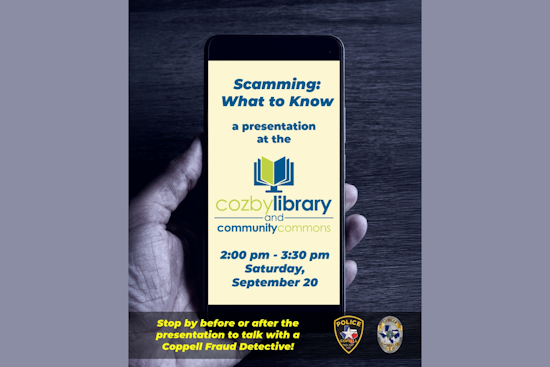 FBI Agent to Lead Cyber Security Education Session at Cozby Library in Coppell