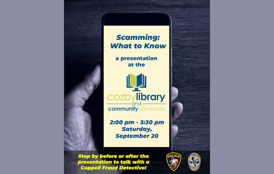 FBI Agent to Lead Cyber Security Education Session at Cozby Library in Coppell