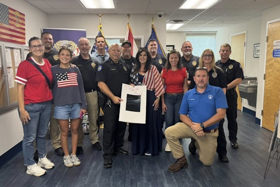 Fernandina Beach Community Honors Local Law Enforcement on 9/11 Anniversary with Heartfelt Gestures