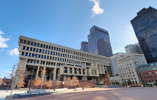 Fiery Art Installation at Boston City Hall Plaza Ignites Dialogue on Colonial History