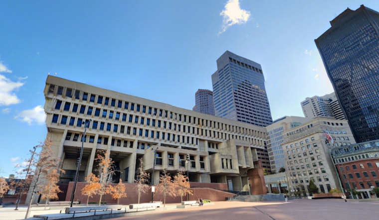 Fiery Art Installation at Boston City Hall Plaza Ignites Dialogue on Colonial History