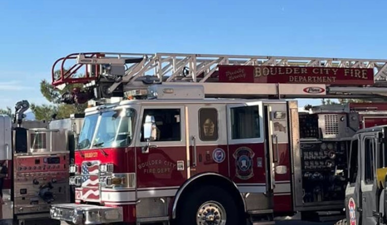 Firefighters Battle Blaze at Boulder City's Townsite Solar Facility, Secure Scene for Company Reprisals