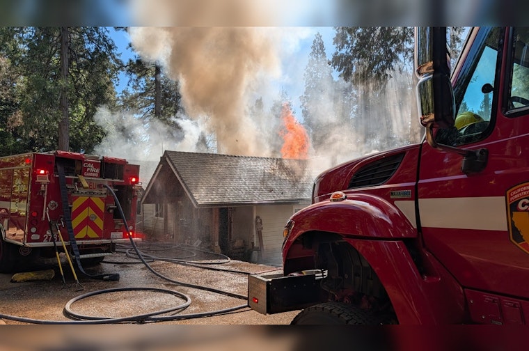 Firefighters Contain Devastating Blaze in Camino Home, Residents and Pets Unharmed