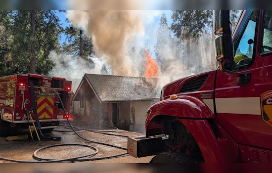 Firefighters Contain Devastating Blaze in Camino Home, Residents and Pets Unharmed