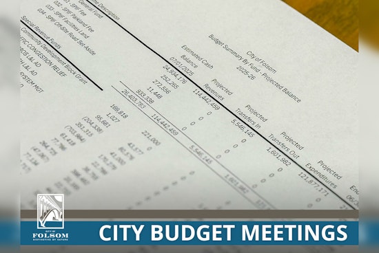 Folsom City Council Seeks Public Input on Addressing $3M Budget Shortfall, Critical Meetings Scheduled