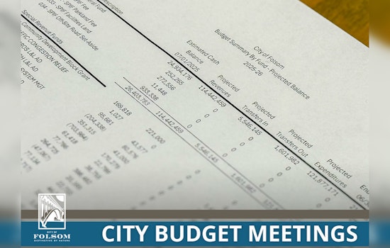 Folsom City Council Seeks Public Input on Addressing $3M Budget Shortfall, Critical Meetings Scheduled