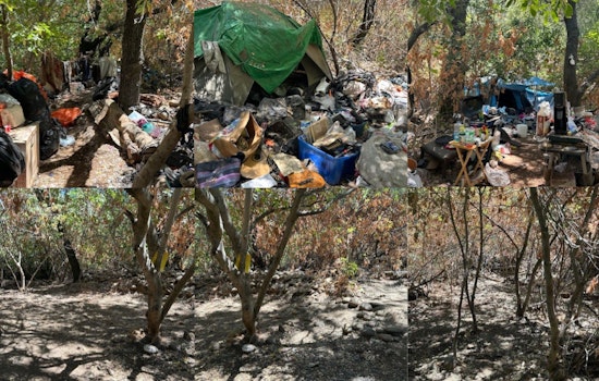 Folsom Police Department Spearheads Multi-Agency Homeless Encampment Clearance on State Land