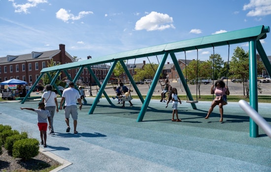 Fort Ben Cultural Campus in Lawrence Reinvigorates Community Spirit with Return of Musical Swings