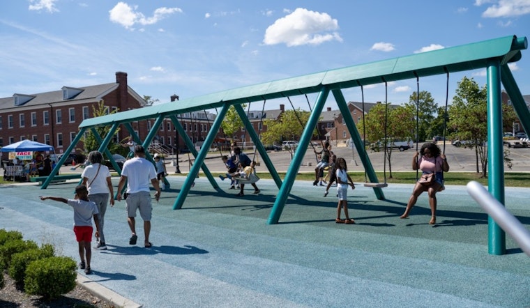 Fort Ben Cultural Campus in Lawrence Reinvigorates Community Spirit with Return of Musical Swings