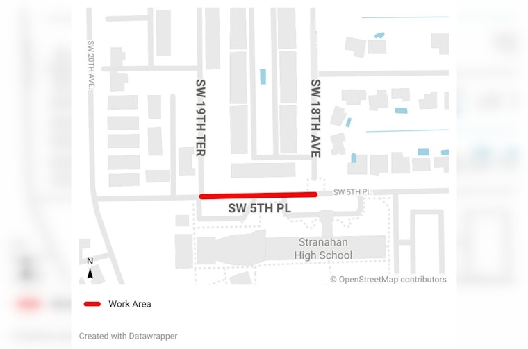 Fort Lauderdale Announces Traffic Safety Enhancements with New Curb Installations on SW 5th Place