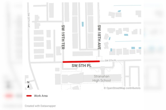 Fort Lauderdale Announces Traffic Safety Enhancements with New Curb Installations on SW 5th Place