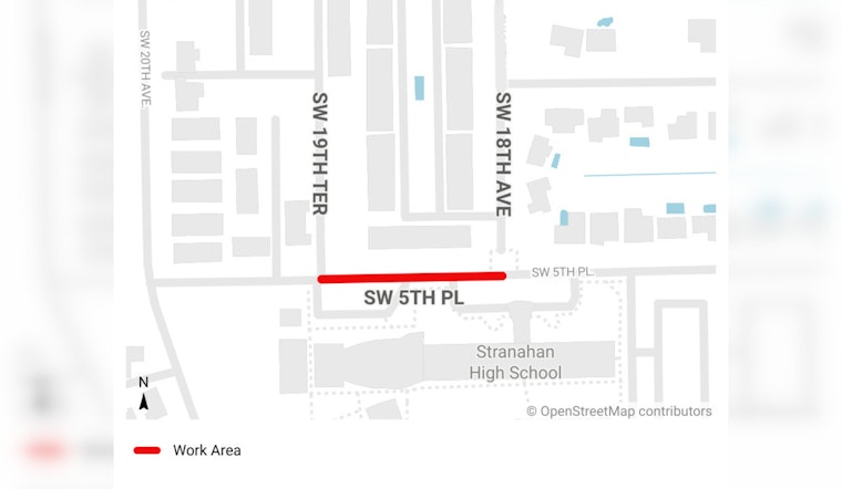 Fort Lauderdale Announces Traffic Safety Enhancements with New Curb Installations on SW 5th Place
