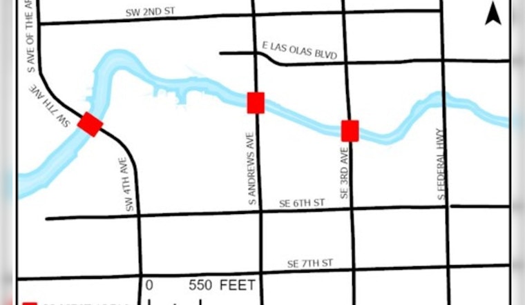 Fort Lauderdale Bridge Upgrades Commence: SW 4th, SE 3rd, and Andrews Avenue Structures to Receive Scour Protection