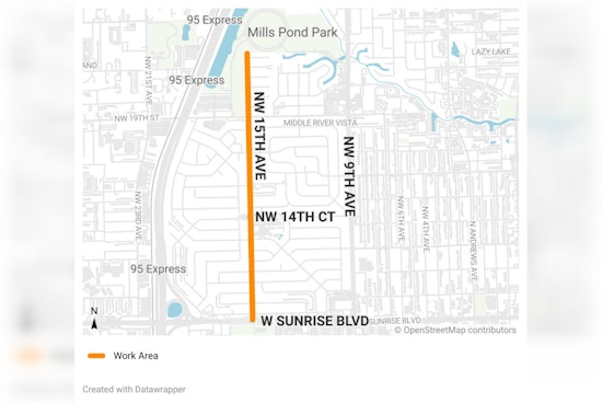 Fort Lauderdale Embarks on NW 15th Avenue Overhaul, Traffic Disruptions Expected as City Enhances Roadway Safety