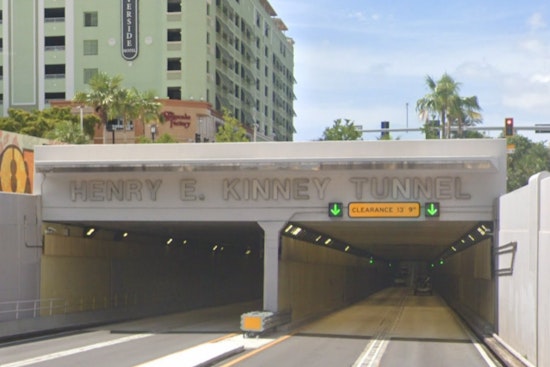 Fort Lauderdale's Kinney Tunnel Closes Temporarily Due to Standing Water, Officials Advise Seeking Alternate Routes