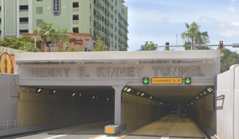 Fort Lauderdale's Kinney Tunnel Closes Temporarily Due to Standing Water, Officials Advise Seeking Alternate Routes