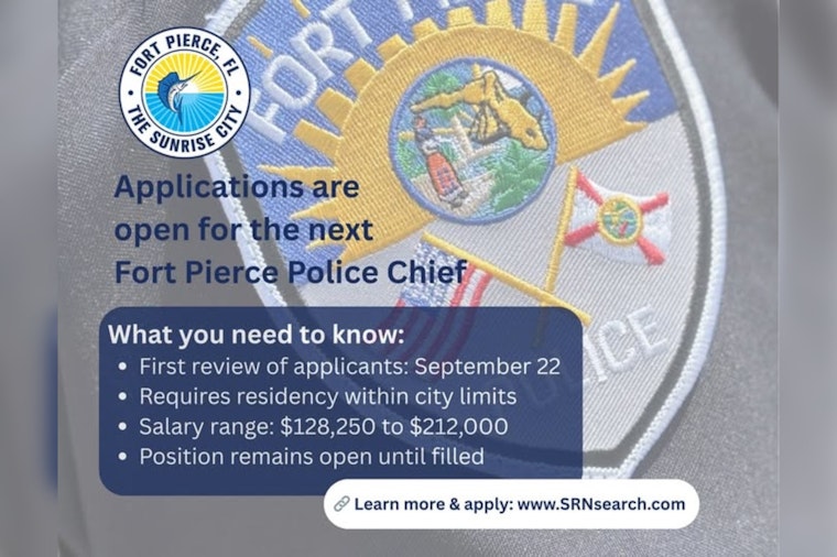 Fort Pierce Launches Nationwide Search for New Police Chief Committed to Community Engagement