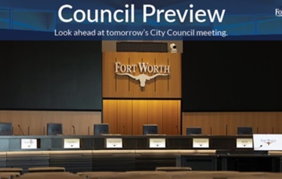 Fort Worth City Council to Deliberate on Public Safety, Infrastructure, and Cultural Honors This Tuesday