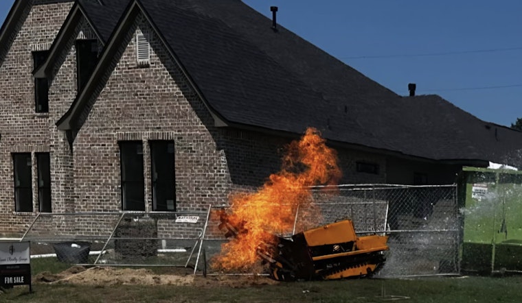 Gas Fire Breaks Out in Tomball Neighborhood as Emergency Responders Rush to Scene
