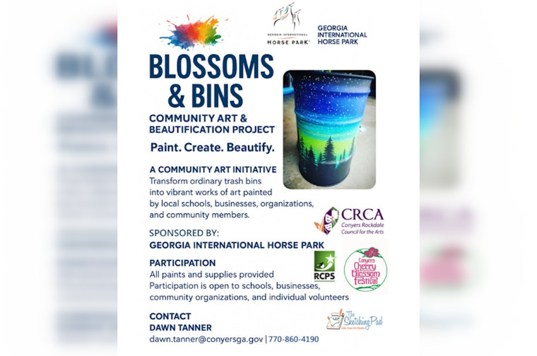 Georgia International Horse Park Launches "Blossoms & Bins" Initiative in Conyers with Local Students Leading the Charge