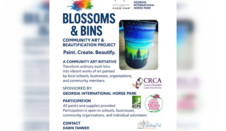 Georgia International Horse Park Launches "Blossoms & Bins" Initiative in Conyers with Local Students Leading the Charge