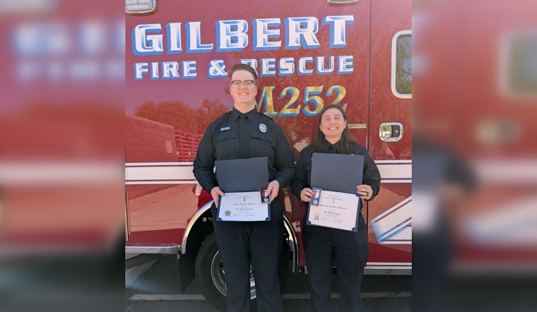 Gilbert Paramedic and EMT Honored with Life Saving Award for Critical Response in Heart Attack Rescue