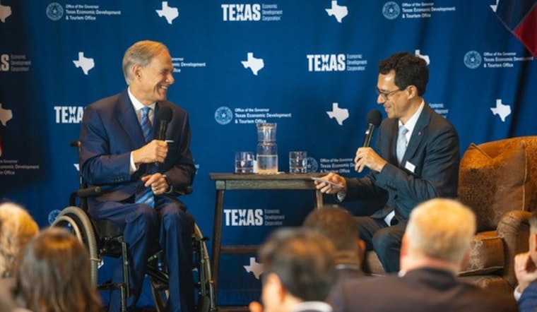 Governor Abbott Champions Texas as "America's Financial Hub" at TxEDC Investor Summit in Dallas-Fort Worth