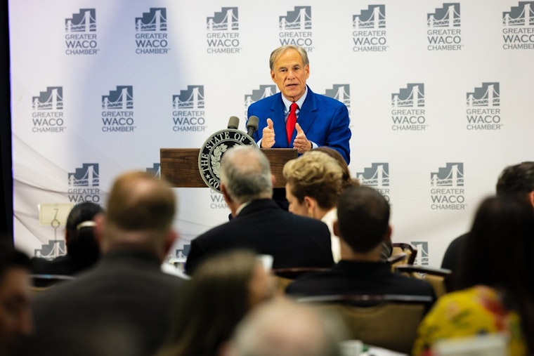 Governor Abbott Touts Legislative Achievements and Economic Growth at Waco Chamber Luncheon
