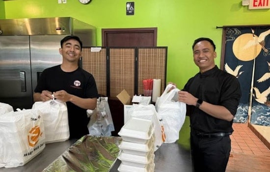 Hamilton's Megumi Sushi Ramen Grill Nourishes Community Ties by Catering Lunch for Butler County Sheriff's Office
