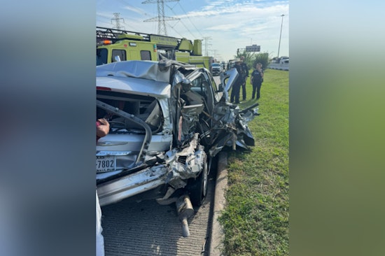 Handicap METRO Bus Overturns in Collision on North Sam Houston Parkway, Disrupting Traffic in North Harris County