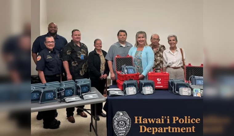 Hawai‘i Police Department Boosts Emergency Response with AED Donation from Hilo Benioff and Karasik Foundations