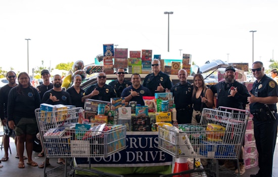 Hawai‘i Police Department's "Fill a Cruiser" Food Drive Triumphs with Over 4,600 Pounds of Donations in Kona
