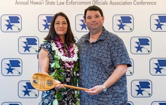 Hawai'i Police Department's Sergeant Amy Omaya Earns Prestigious HSLEOA Officer of the Year Award