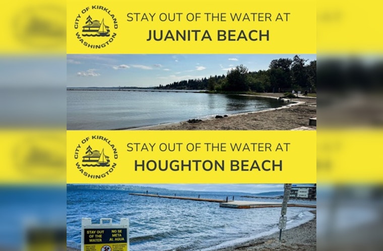 Health Advisory, Swim Ban at Houghton and Juanita Beaches in Bay Area Amid Elevated Bacteria Levels